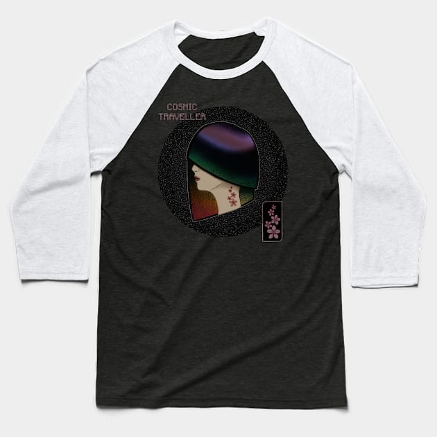 Cosmic Traveller (Human Skin) Baseball T-Shirt by AnimaSomnia